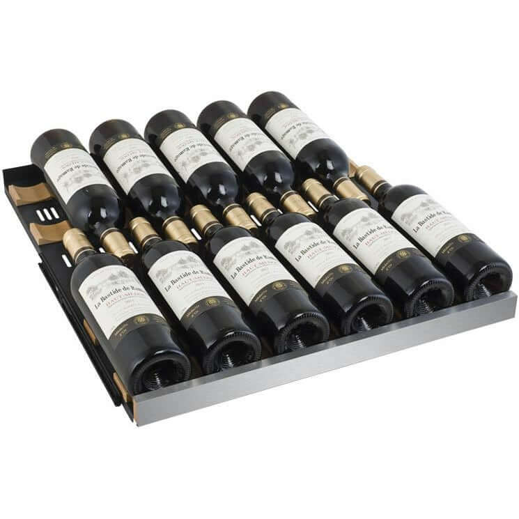 Allavino 24” 128 Bottle Single Zone Wine Cooler | Tru-Vino Technology and FlexCount II Shelving