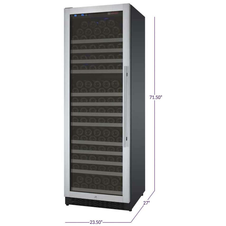 Allavino 24” 177 Bottle Single Zone Wine Cooler | Tru-Vino Technology and FlexCount II Shelving
