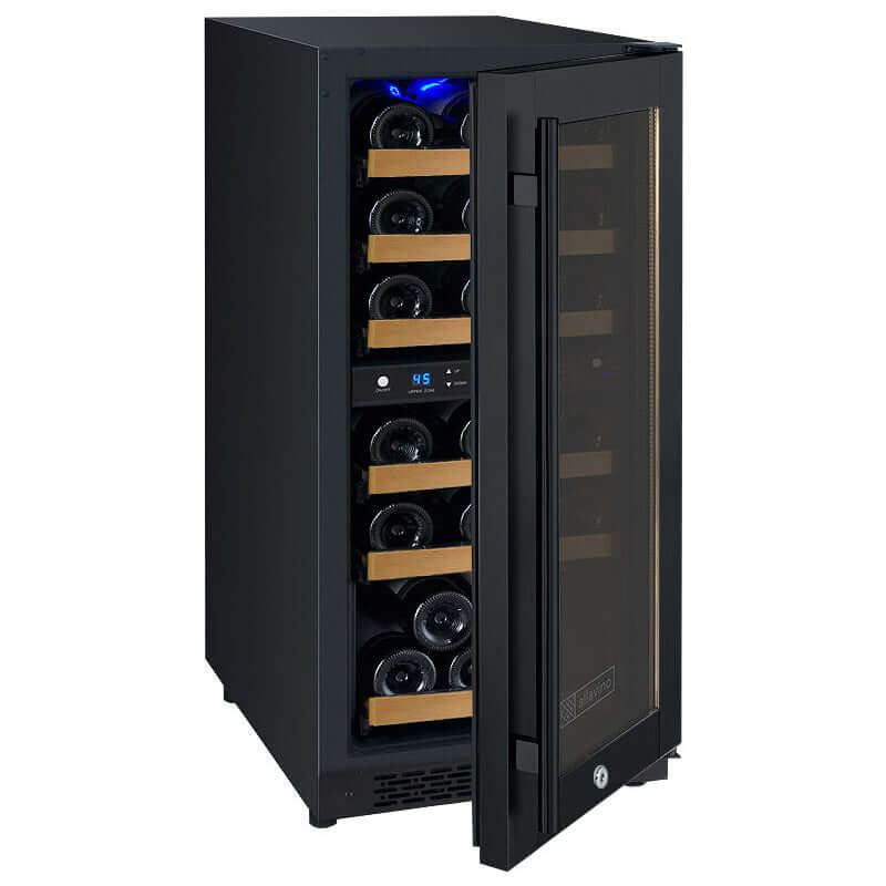 Allavino 15” 30 Bottle Dual Zone Wine Cooler | Tru-Vino Technology and FlexCount II Shelving
