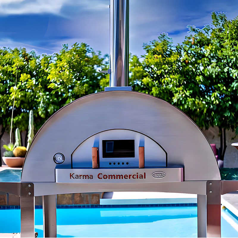 WPPO Karma 55" Wood Fired Outdoor Pizza Oven | Commercial Approved