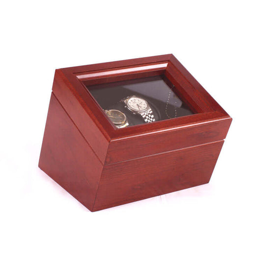 Admiral Double Watch Winder | Glass Top