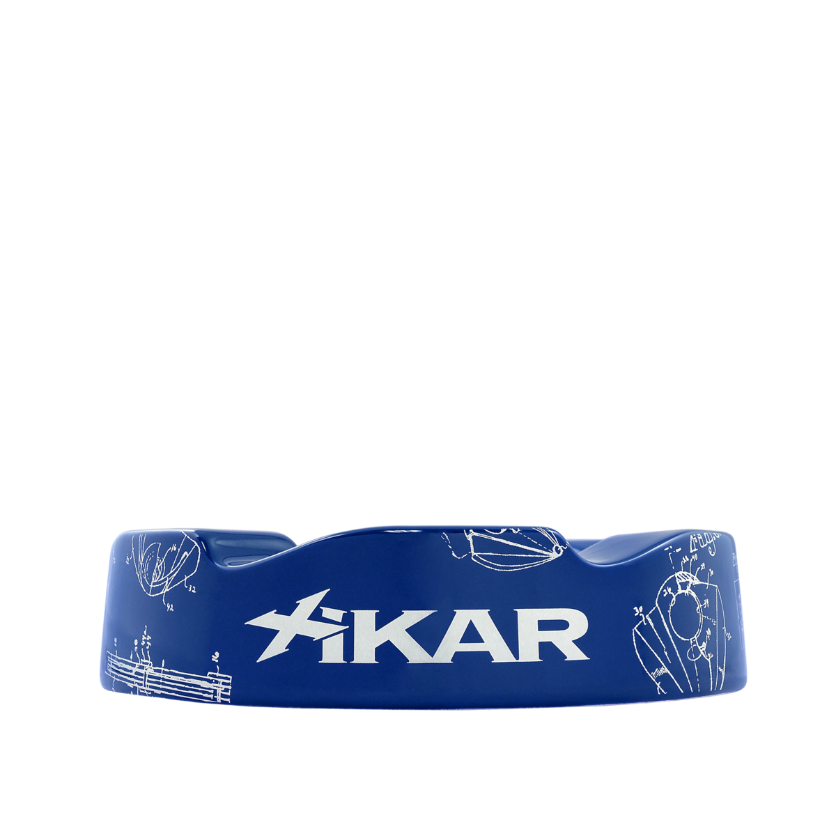 Xikar Wave Ashtray- Blue & White