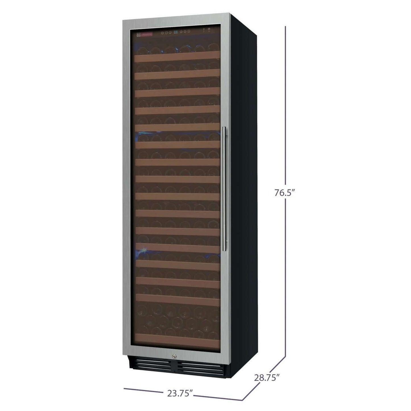 Allavino 24” 174 Bottle Single Zone Wine Cooler | Tru-Vino Technology and FlexCount II Shelving