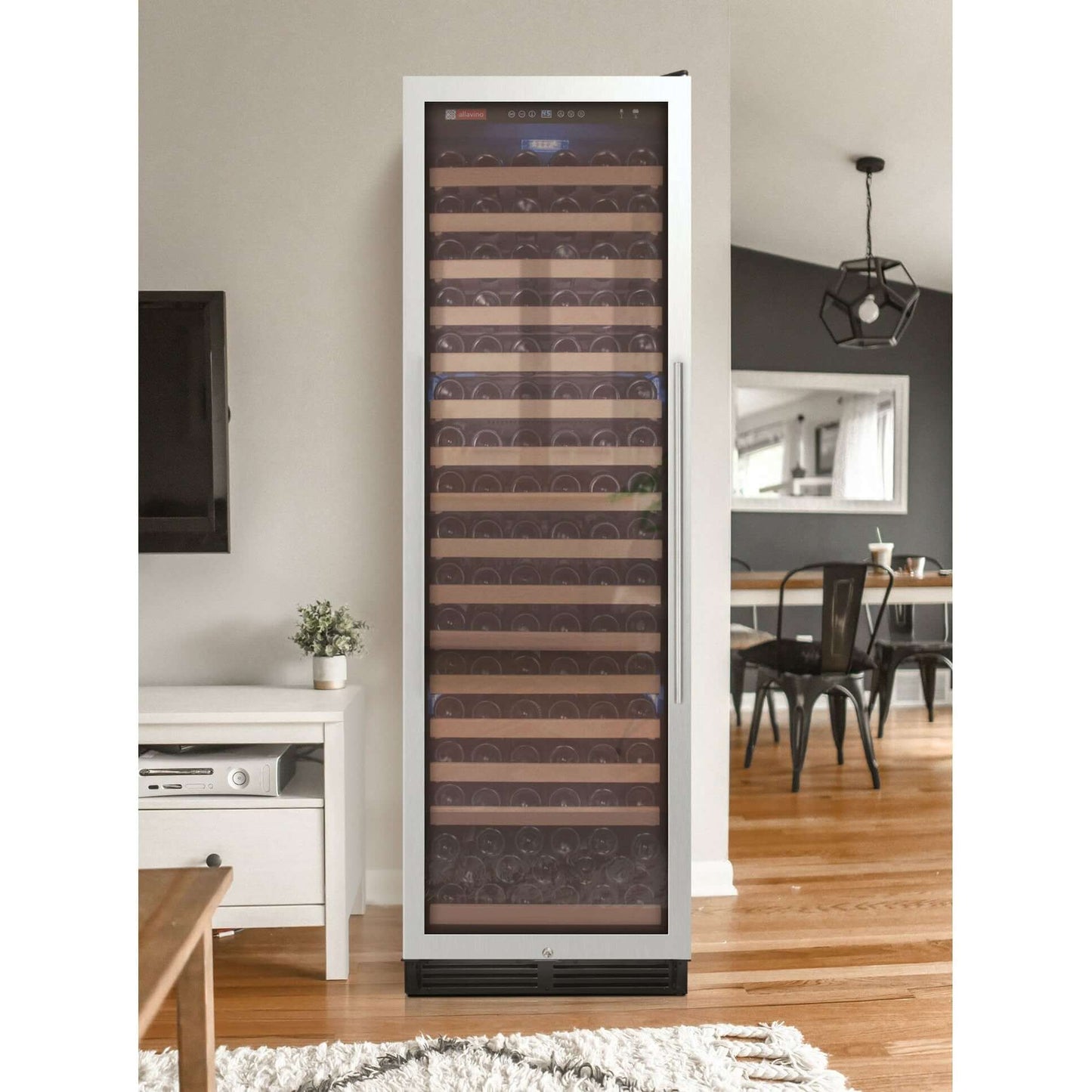 Allavino 24” 174 Bottle Single Zone Wine Cooler | Tru-Vino Technology and FlexCount II Shelving