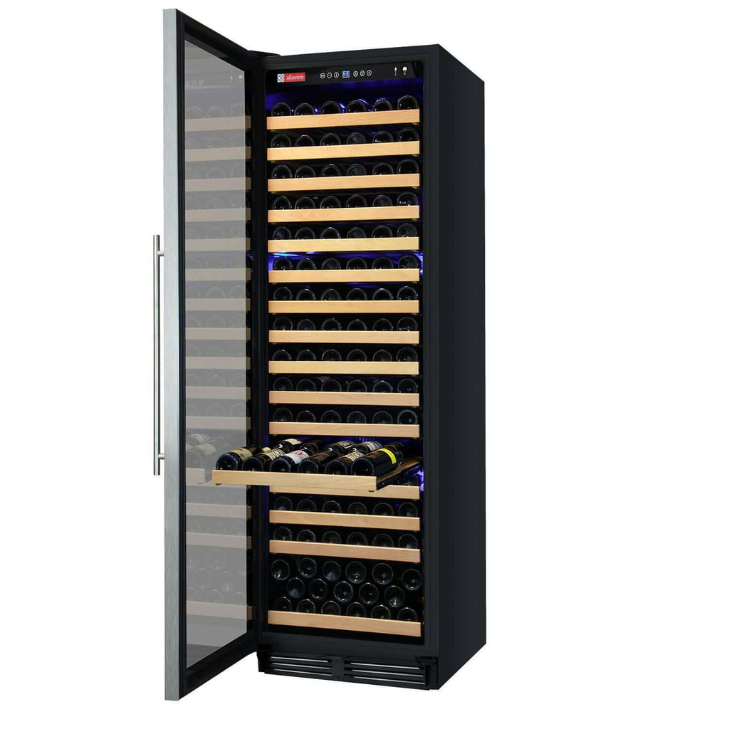 Allavino 24” 174 Bottle Single Zone Wine Cooler | Tru-Vino Technology and FlexCount II Shelving