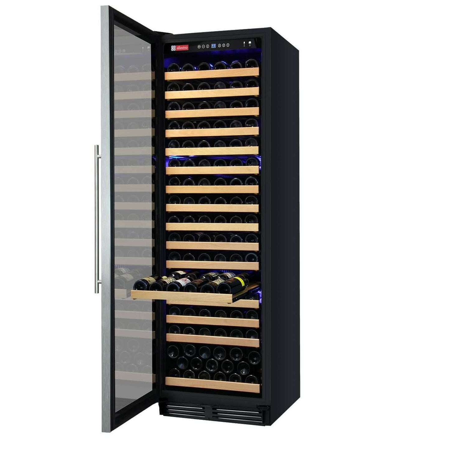 Allavino 24” 174 Bottle Single Zone Wine Cooler | Tru-Vino Technology and FlexCount II Shelving