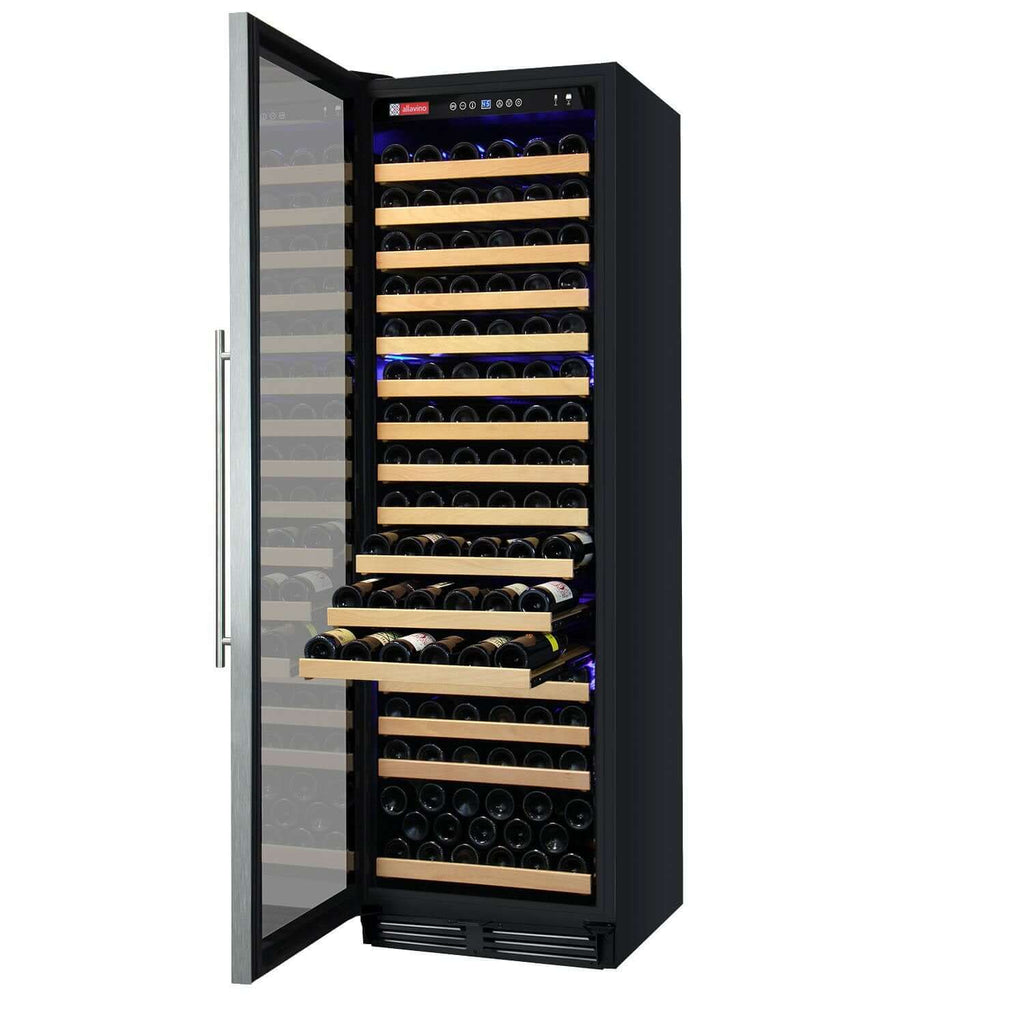 Allavino 24” 174 Bottle Single Zone Wine Cooler | Tru-Vino Technology and FlexCount II Shelving