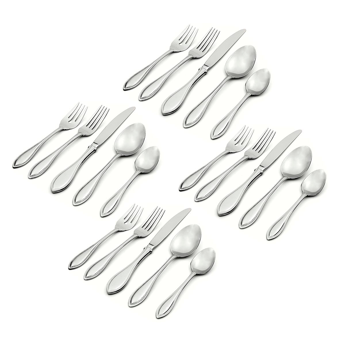 Oneida American Harmony 20 Piece Everyday Flatware Set