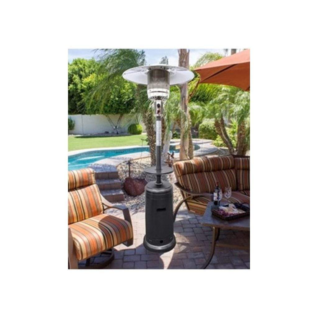 AZ Patio Heaters 87" Tall Hammered Patio Heater with Table - 48000 BTU's