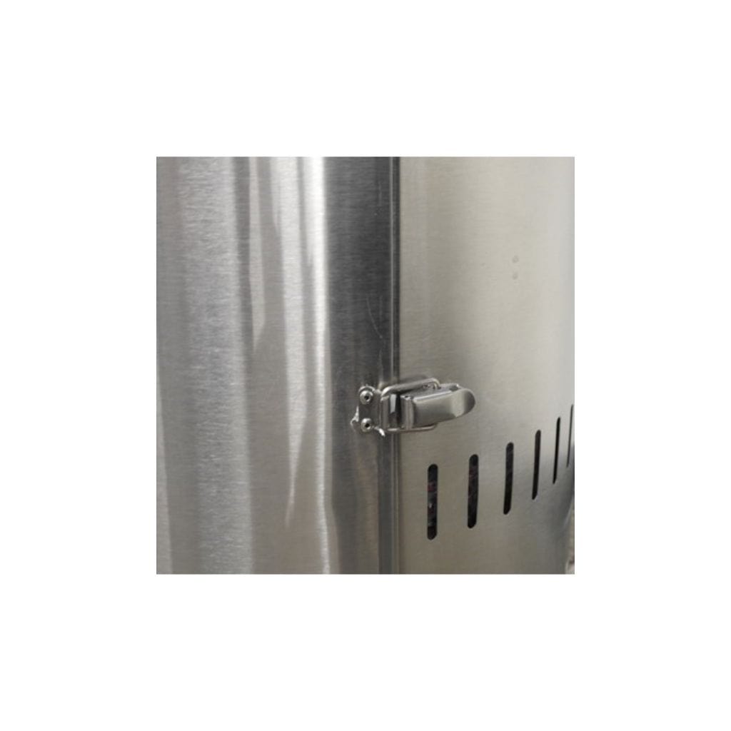 AZ Patio Heaters 87" Tall Stainless Steel Patio Heater with Table - 48000 BTU's