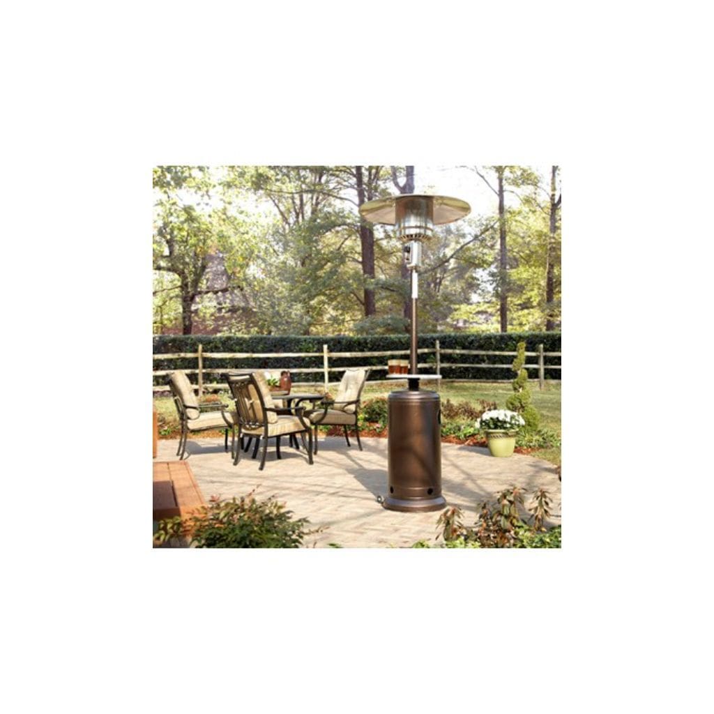 AZ Patio Heaters 87" Hammered Patio Heater With Table