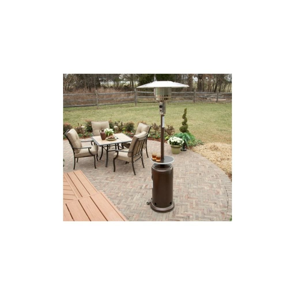 AZ Patio Heaters 87" Hammered Patio Heater With Table