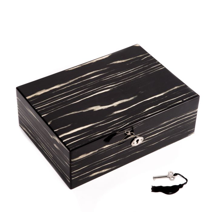 Bey-Berk Jewelry Box | Valet Tray | Ebony Wood | BB658EBN