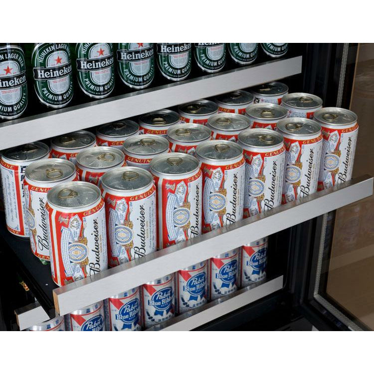 Allavino 47” Wide | Side-by-Side Wine & Beverage Center Combo | Holds 56 Bottles/124 Cans | Tru-Vino Technology and FlexCount II Shelving