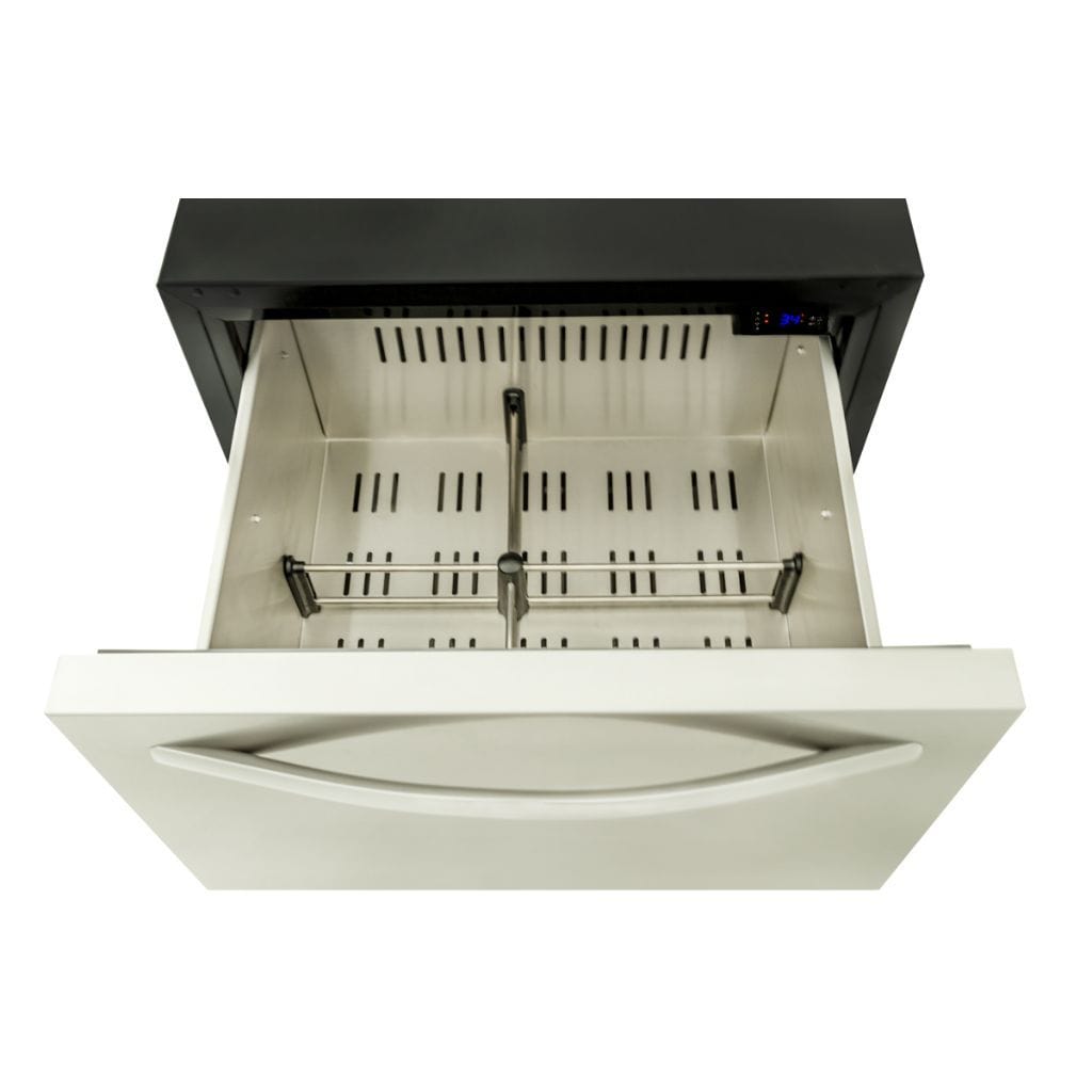 Blaze 23.5" Outdoor Rated Double Drawer Refrigerator | 5.1 Cu. Ft. Stainless Steel