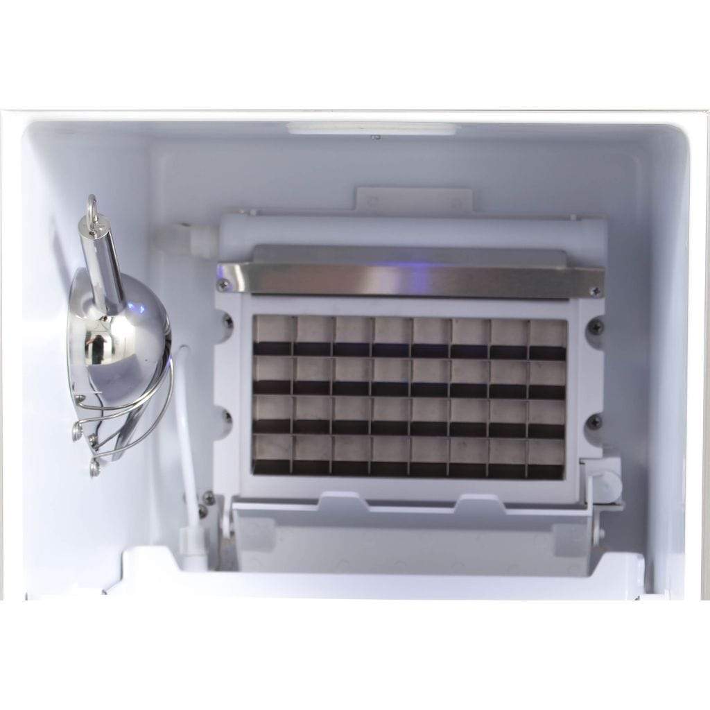 Blaze 15" Outdoor Rated Ice Maker With Gravity Drain | Makes 50lbs of Ice