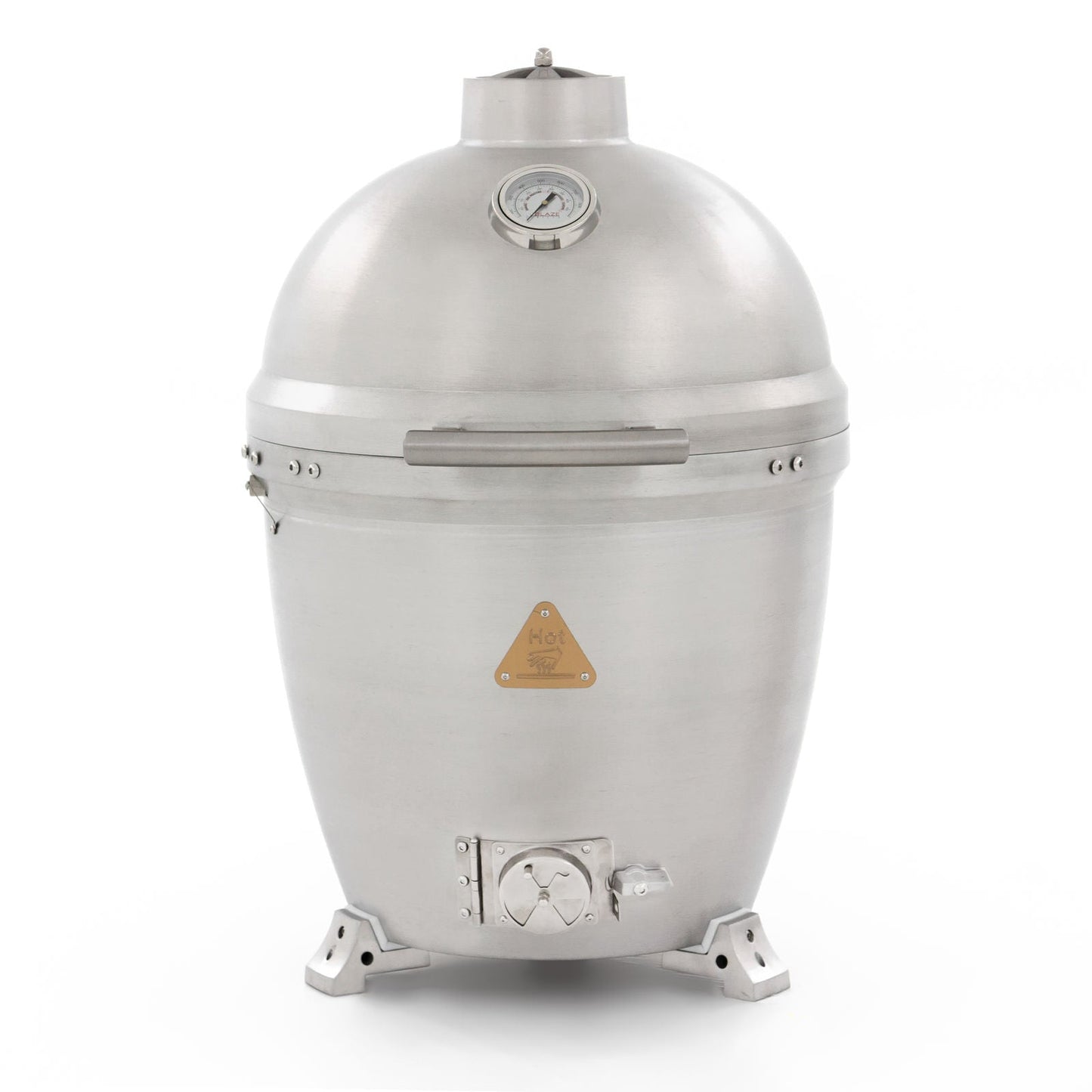 Blaze 20" Cast Aluminum Kamado Grill | Charcoal + Wood Burning