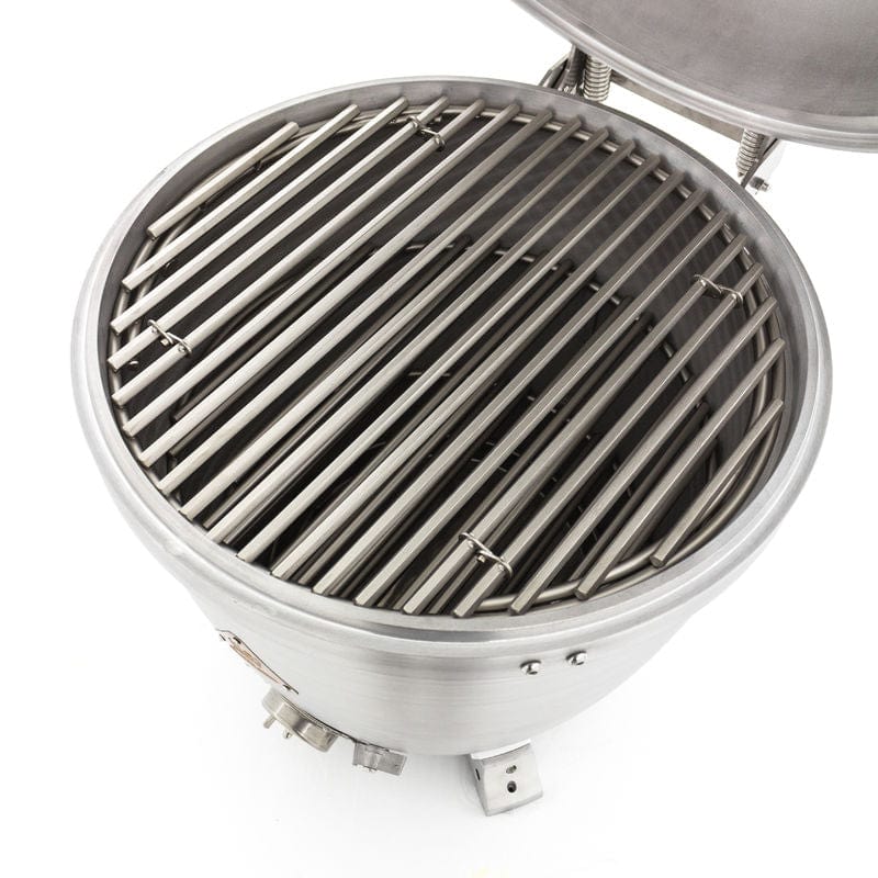 Blaze 20" Cast Aluminum Kamado Grill | Charcoal + Wood Burning