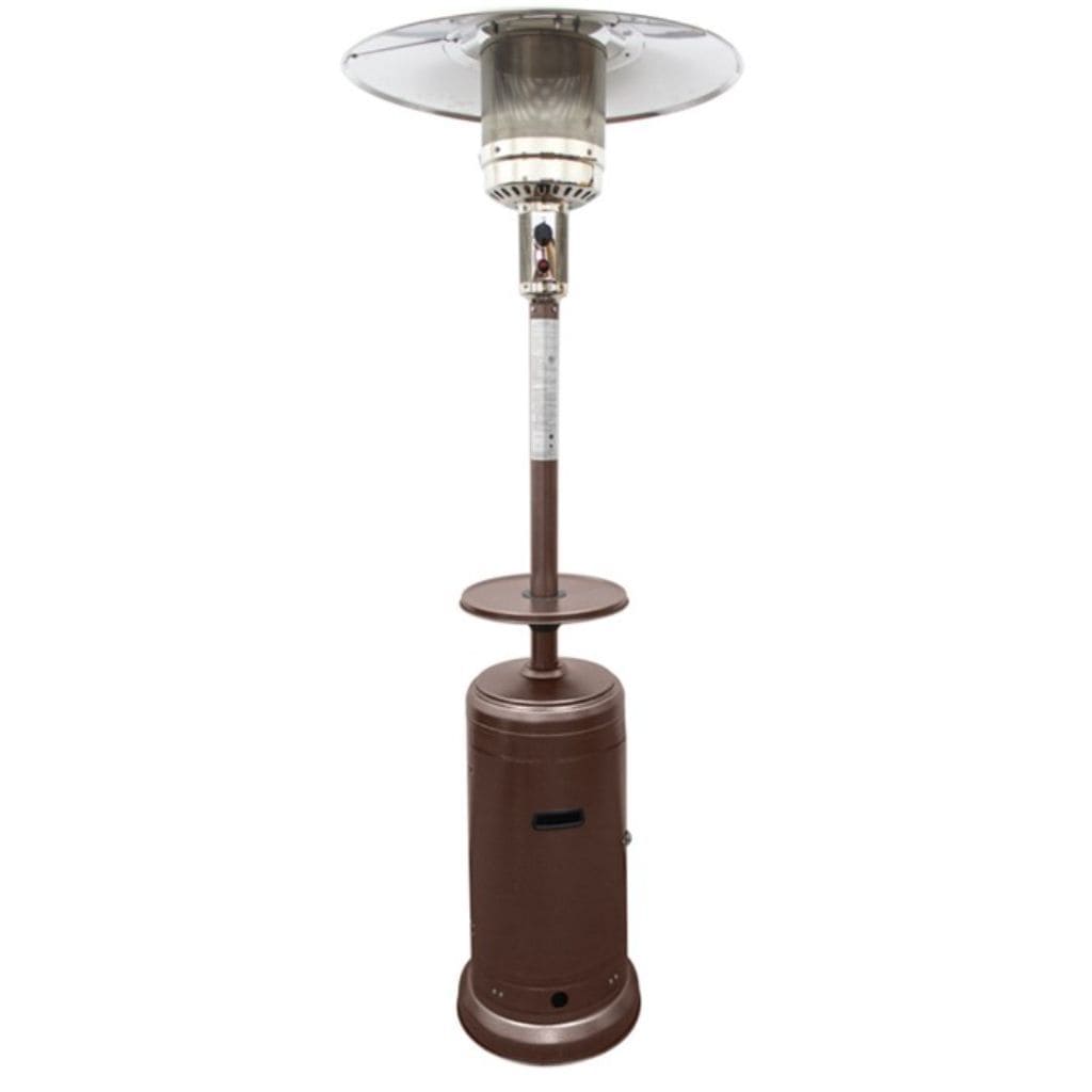 AZ Patio Heaters 87" Tall Hammered Patio Heater with Table - 48000 BTU's