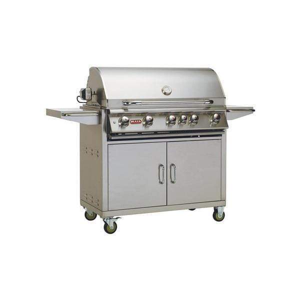 Bull Brahma 38" Freestanding Gas Grill | 5 Infrared Burners & Rotisserie Spit | Freestanding on Cart