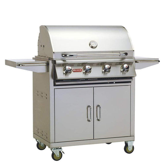 Bull Outlaw 30" Freestanding Gas Grill | 4 Burners | Freestanding on Cart