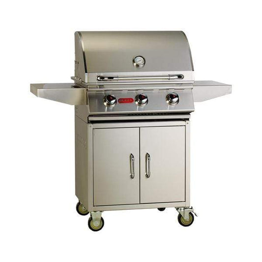 Bull Steer 24" Freestanding Premium Gas Grill | 3 Burners | Freestanding on Cart