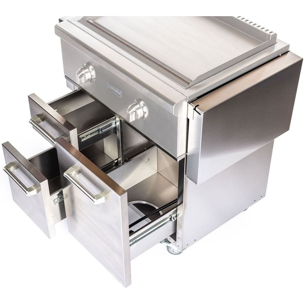 Coyote Cart for 30-Inch Flat Top Grill / C1FTCART