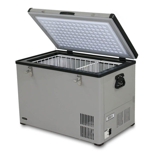 Whynter Compact Portable Fridge/Freezer Cooler | 12v Power | 85 Quart | Holds 120 Cans