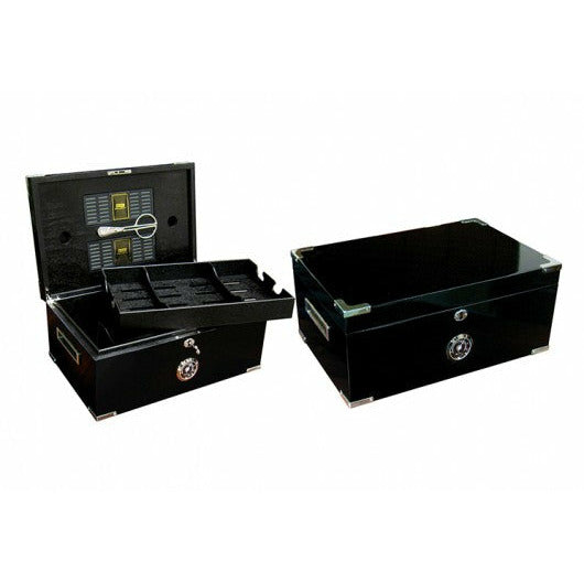 Dakota Desktop Cigar Humidor | Lift Out Tray | Holds 120 Ct. Cigars