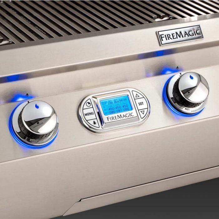 Fire Magic Echelon Diamond 36” Built-In Gas Grill / Rotisserie Backburner, Infrared Sear Burner, Magic View Window, Digital Thermometer / E790i-8L1-W