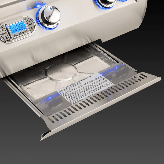 Fire Magic Echelon Diamond 36” Built-In Gas Grill / Rotisserie Backburner, Magic View Window, Digital Thermometer / E790i-8E1-W