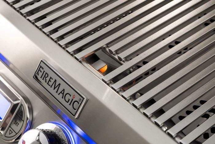 Fire Magic Echelon Diamond E790s Freestanding Cart Gas Grill With Rotisserie, Magic View Window, Double Side Burner & Digital Thermometer - Natural Gas -E790s-8E1-71-W