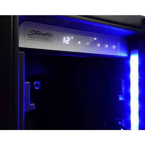 Danby Silhouette Lorraine | 24" Dual Zone Wine & Beverage Center Combo | Holds 61 Cans, 21 Bottles