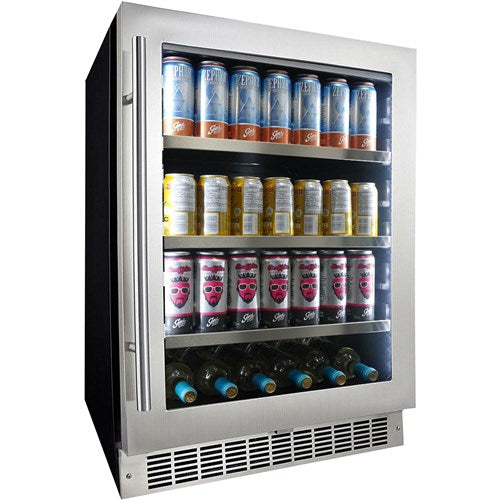 Danby Silhouette Saxony | 24" Wide Integrated Beverage Center | Holds 126 Cans & 6 Bottles