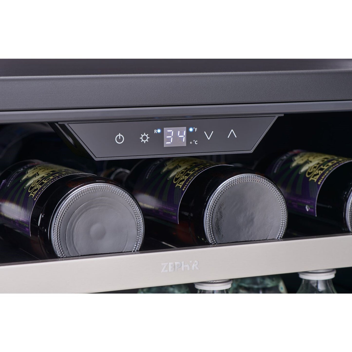 Zephyr Presrv 24" Single Zone Beverage Center | Holds 112 Cans | PRB24C01BG