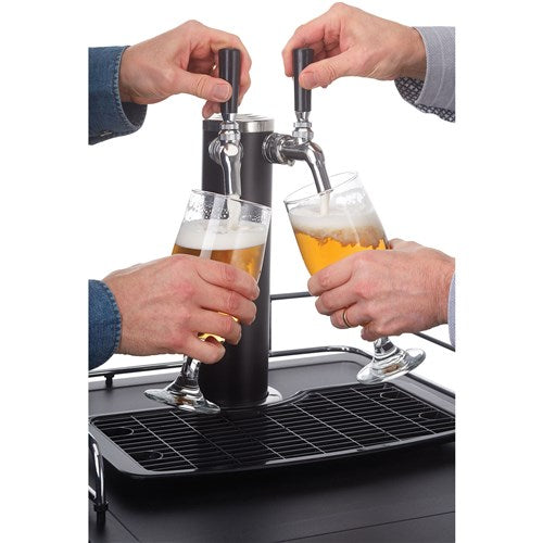 Danby 21" Stainless Steel Beer Kegerator | Double Tap | Freestanding