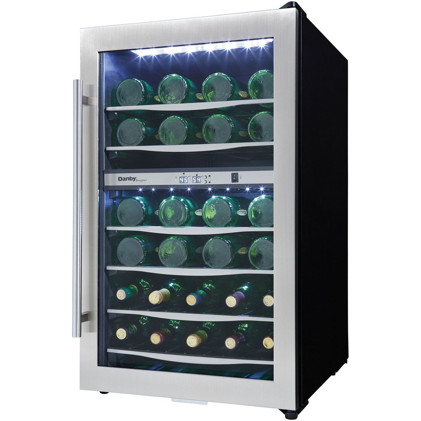 Danby 20" Wide 38 Bottle Dual Zone Freestanding Wine Cooler