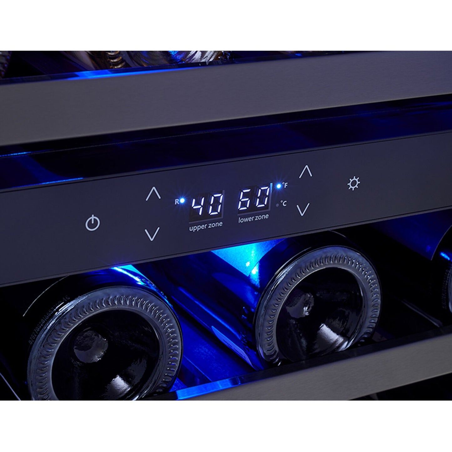 Zephyr Presrv 24" Dual Zone Wine Cooler | Holds 45 Bottles | PRW24C02CG
