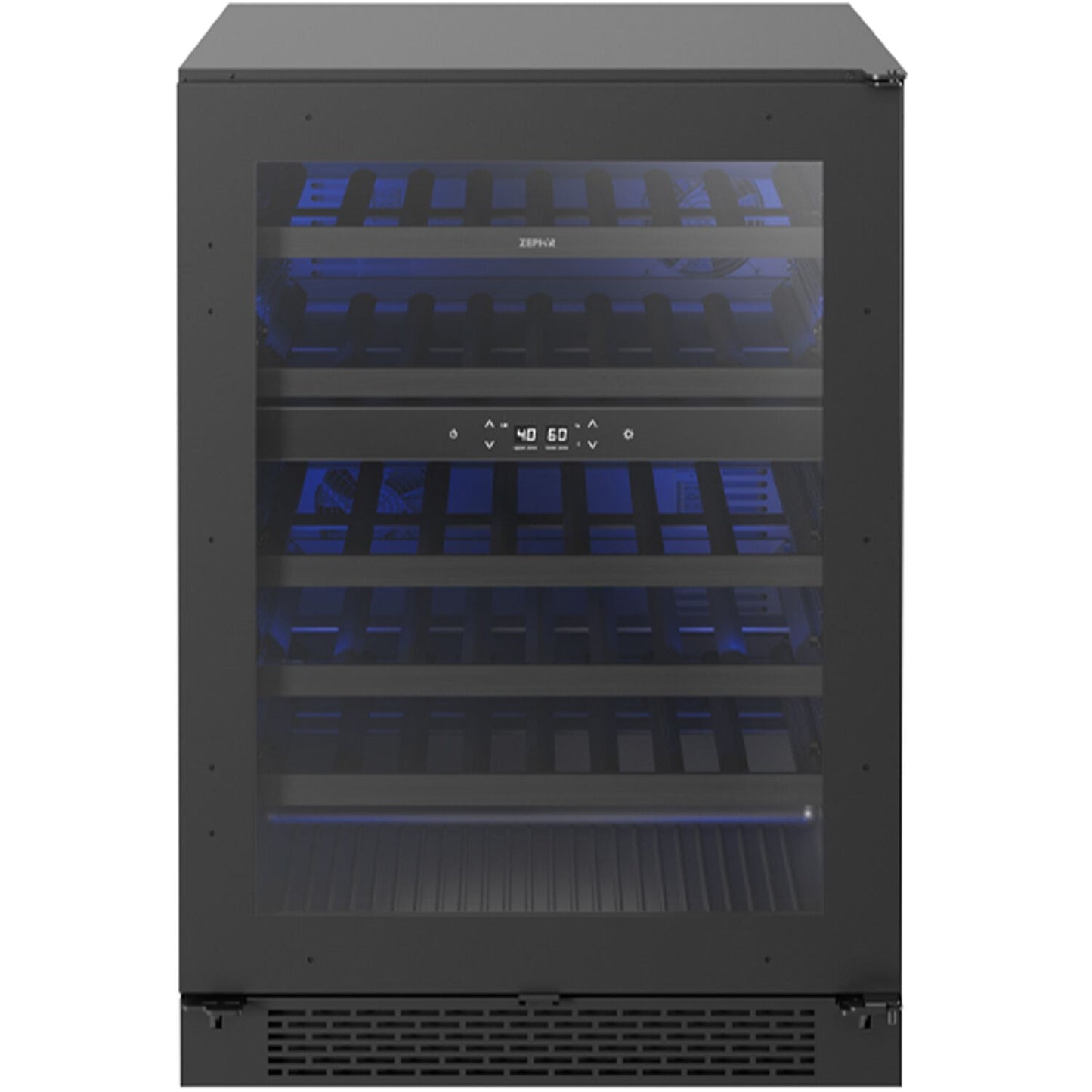 Zephyr Presrv™ 24" Wide, 45 Bottle Dual Zone Wine Cooler- Custom Panel Ready