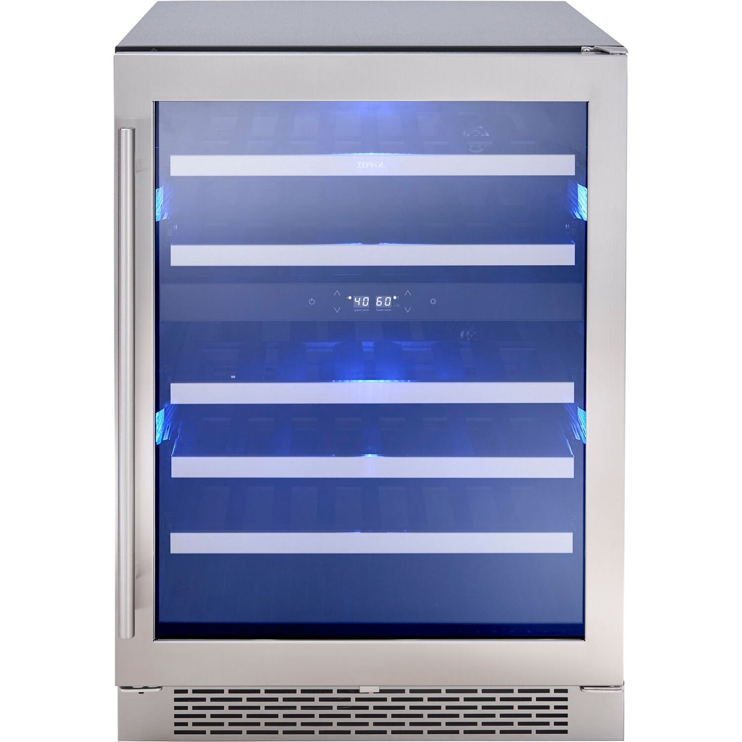 Zephyr Presrv 24" Dual Zone Wine Cooler | Holds 45 Bottles | PRW24C02CG