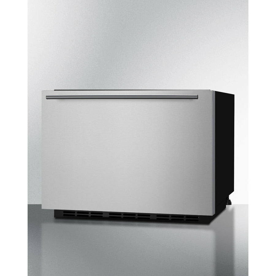 Summit 24" Wide, Built-In Refrigerator Drawer (Customer Panel Ready)