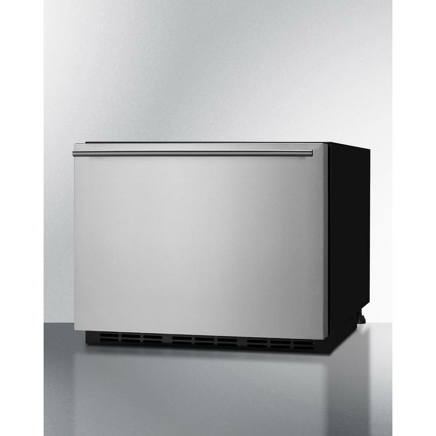 Summit 21.5" Wide, Built-In Refrigerator Drawer (Customer Panel Ready)