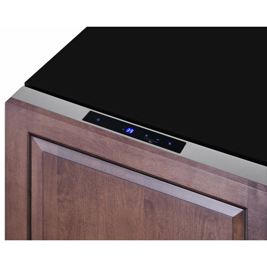 Summit 21.5" Wide, Built-In Refrigerator Drawer (Customer Panel Ready)
