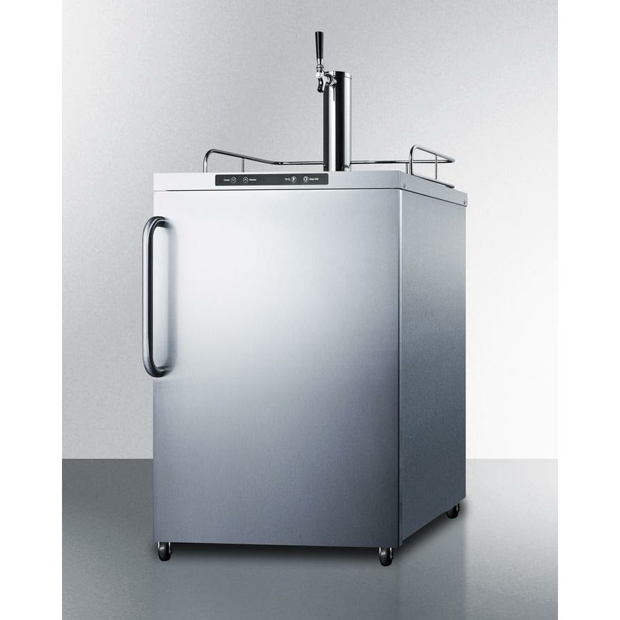 Summit 24" Wide, Single Tap Outdoor Kegerator - Freestanding, Commercial Approved