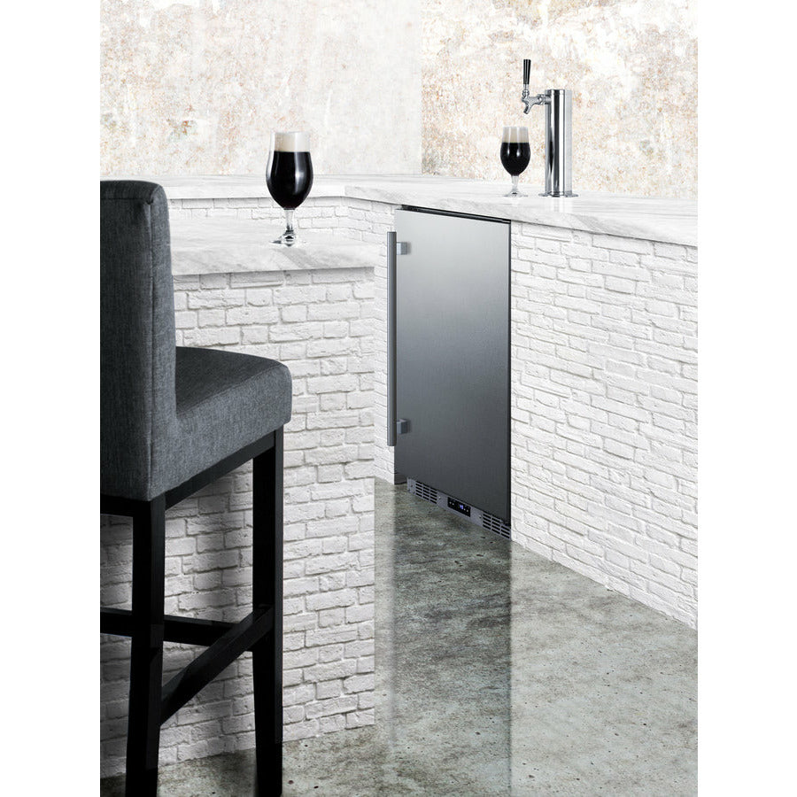 Summit 24" Wide, Single Tap Outdoor Beer Kegerator