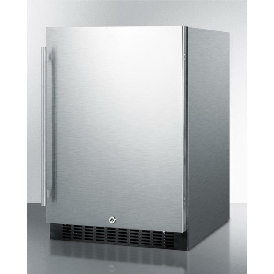 Summit 24" Wide, Outdoor Refrigerator (Stainless Steel)