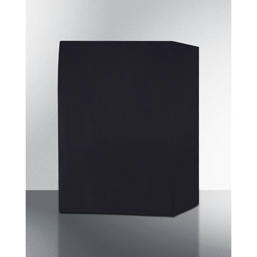 Summit 24" Wide, Shallow Depth, Outdoor Refrigerator w/ Slide-Out Storage Compartment