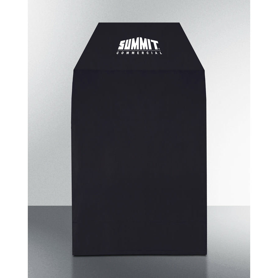 Summit 24" Wide, Shallow Depth, Outdoor Refrigerator w/ Slide-Out Storage Compartment