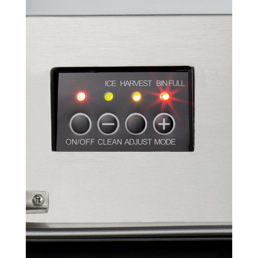 Summit 15" Wide | Indoor/Outdoor Ice Maker | Commercial Approved | Makes 50 lbs of Ice