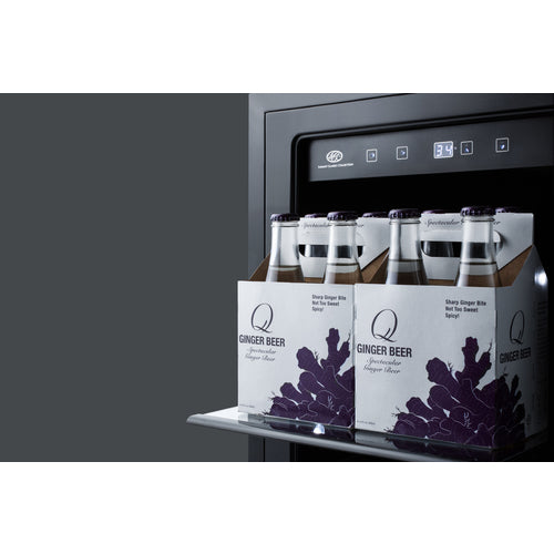 Summit 18" Wide Beverage Center (Stainless Steel or Black Exterior)